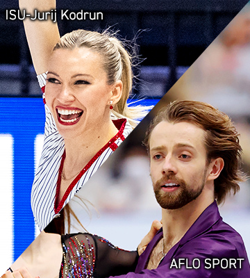 写真:マージョリー ラジョワ 選手 / ジャン ルック ベイカー 選手